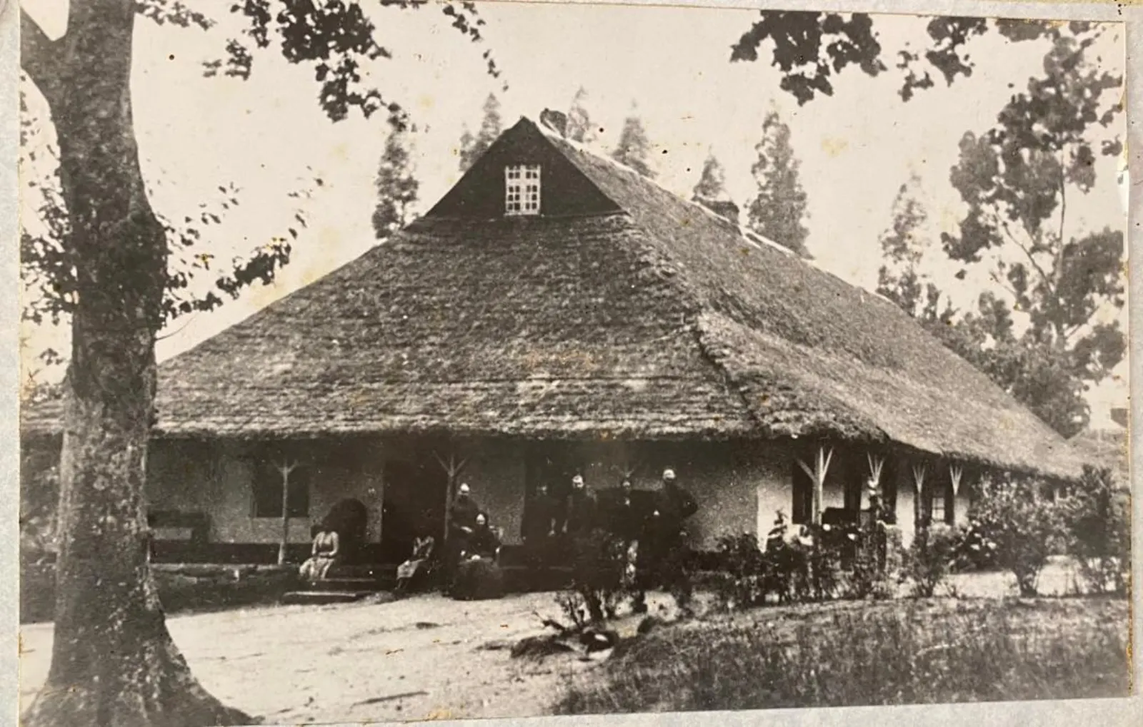 Archival photograph of the Mission House